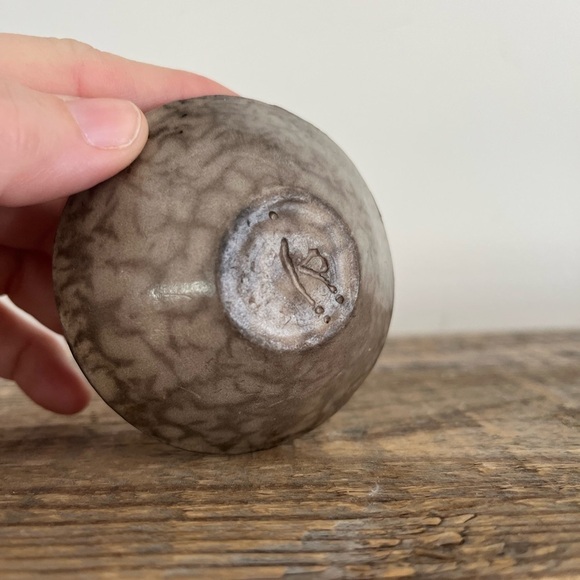 OOAK pottery bud vase ink well - Picture 3 of 6